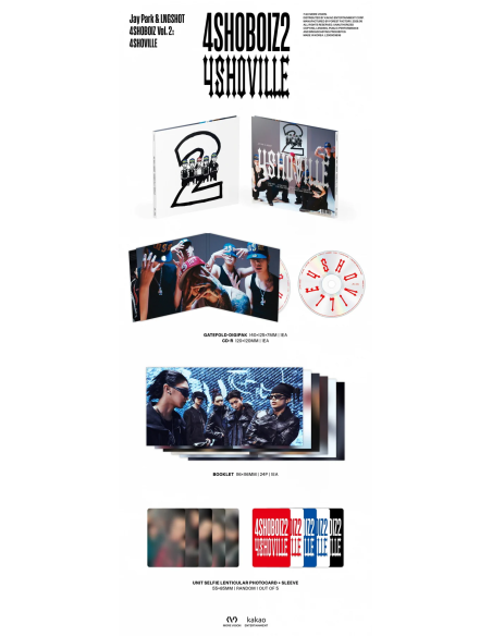 (PRE-ORDER) Jay Park & LNGSHOT - [4SHOBOIZ VOL. 2: 4SHOVILLE]