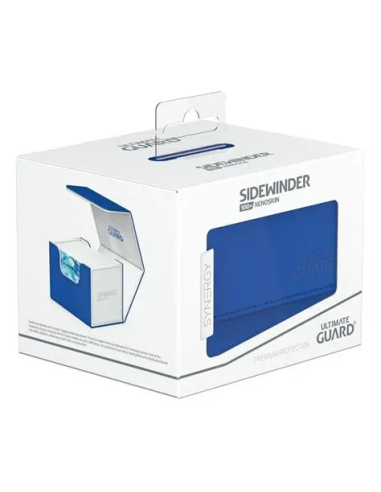 Ultimate Guard Sidewinder Deck Case 100+ XenoSkin SYNERGY Blue/White
