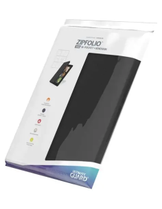 Ultimate Guard Binder. Zipfolio 360 - 18 Pockets xenoskin Black  - Ultimate Guard Zipfolio 360 - 18 Pockets xenoskin Black 2