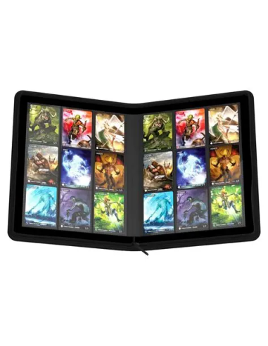 Ultimate Guard Binder. Zipfolio 360 - 18 Pockets xenoskin Black