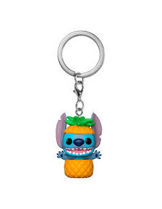 Llavero Pop Stitch In Pineapple. Lilo & Stitch 2