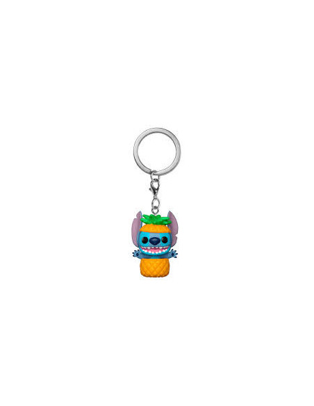 Llavero Pop Stitch In Pineapple. Lilo & Stitch