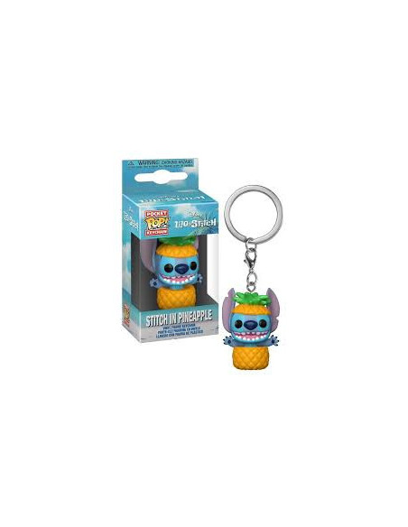 Llavero Pop Stitch In Pineapple. Lilo & Stitch
