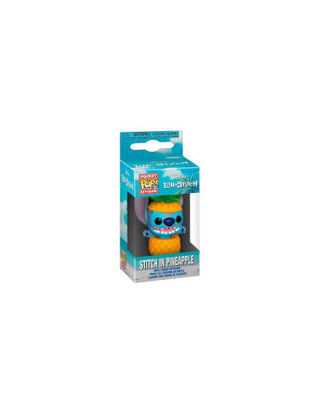 Llavero Pop Stitch In Pineapple. Lilo & Stitch