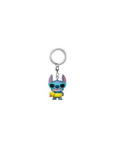 Pop Stitch In Tube Keychain. Lilo & Stitch