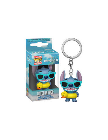 Llavero Pop Stitch In Tube. Lilo & Stitch