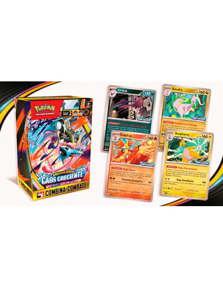 Combine and Battle Pack. Pokemon Rising Chaos ME04 (Spanish)