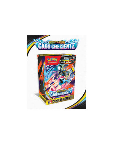 Combine and Battle Pack. Pokemon Rising Chaos ME04 (Spanish)