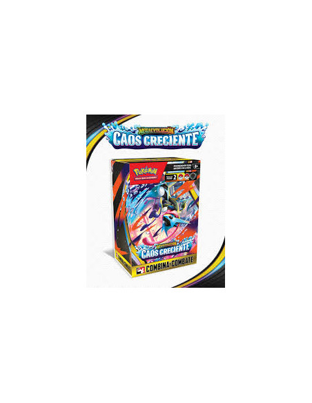 Pack Combina y Combate. Pokemon Caos Creciente ME04 (Español)