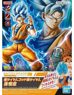 Figura Montable. Super Saiyan God Super Saiyan. Son Goku. BANDAI GUNPLA