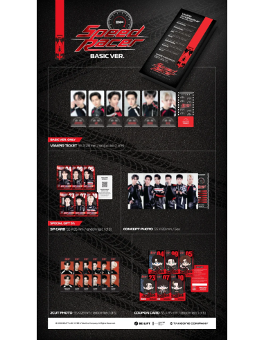 (PRE-ORDER) ENHYPEN - [WORLD COUPON CARD COLLECTION] SPEED RACER BASIC Version