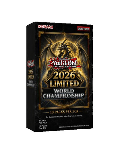 RESERVA Yu-Gi-Oh! Limited Pack World Championship 2026: Caja de Sobres (10) Inglés