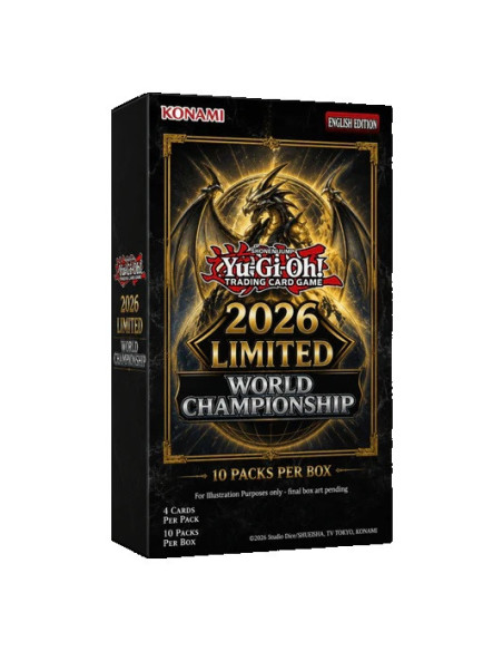 RESERVA Yu-Gi-Oh! Limited Pack World Championship 2026: Caja de Sobres (10) Inglés