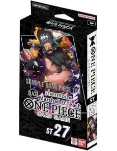 One Piece Starter Deck ST27 Marshall D. Teach (Inglés) (Damaged Box)