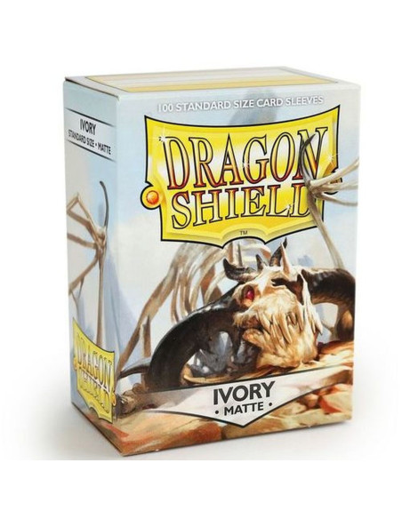 Dragon Shield Standard Size Sleeves (63x88mm) - Ivory Mate (100)