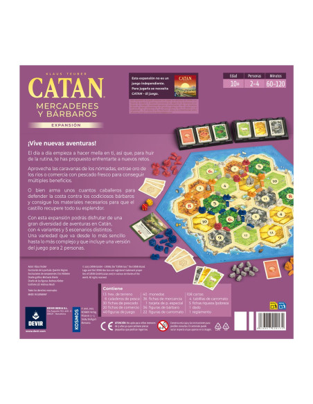 Los Colonos de Catán: Mercaderes y barbaros