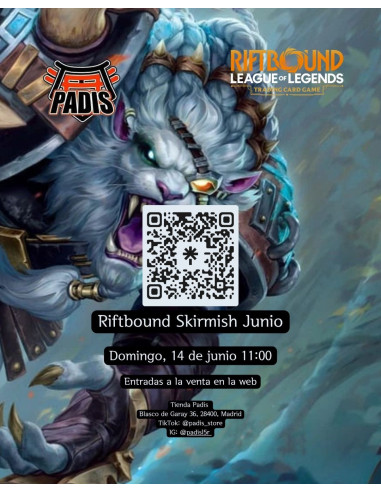 Riftbound Skirmish Junio. Domingo, 14 de junio 11:00