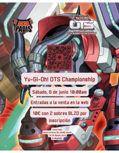 Yu-Gi-Oh! OTS Championship. Sábado, 6 de junio 10:30am