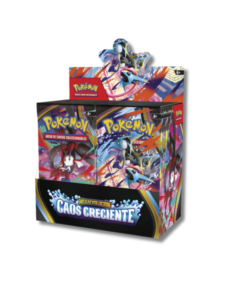 Pokémon Mega Evolution 4 Chaos Rising ME04: Booster Box (36) Spanish