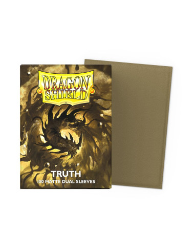 Fundas Dragon Shield Tamaño Standard (63x88mm) - Truth Dual Mate (100)