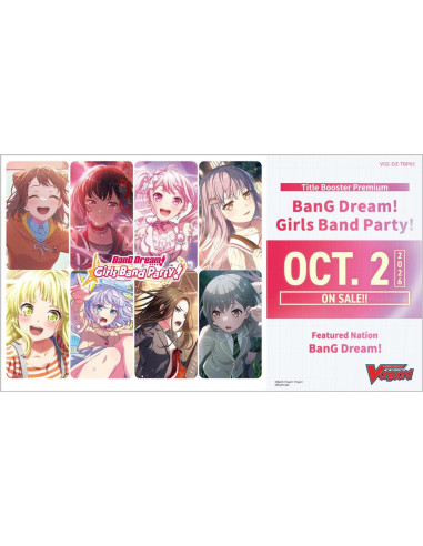 PREORDER Cardfight! Vanguard - BanG Dream! Girls Band Party! DZ-TBP01: Booster Box (10)