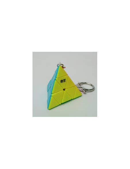 Llavero Cubo Qiyi MFG Pyraminx Stickerless