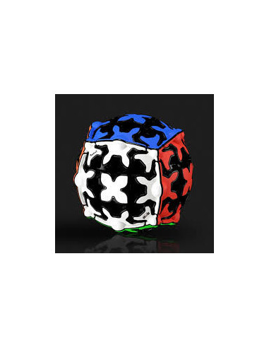 Cube Mo Fang Ge Gear Ball 3x3x3 Black Base