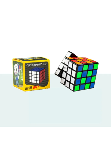 Cube Qiyi 4x4x4 QiYuan W2 Black Base