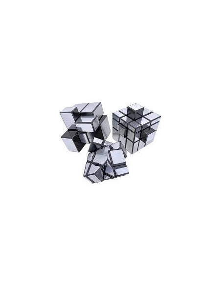 Cubo Rubik 3x3x3 Mirror Plateado ShengShou (57mm)