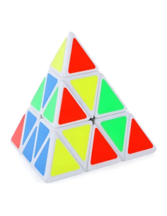 Mo Fang Ge Pyraminx Cube 3x3x3 White Base