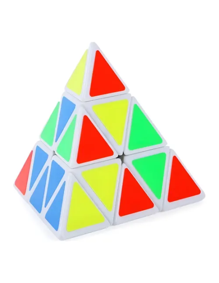 Mo Fang Ge Pyraminx Cube 3x3x3 White Base