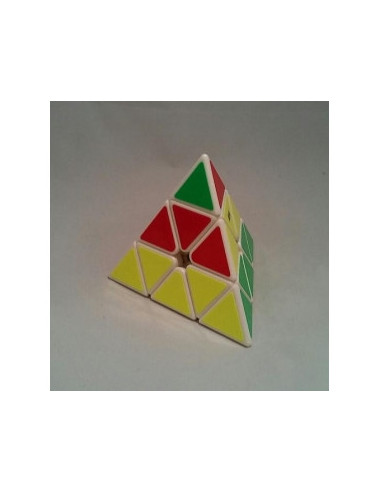 Mo Fang Ge Pyraminx Cube 3x3x3 White Base