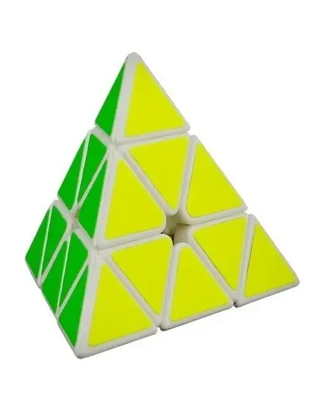 Mo Fang Ge Pyraminx Cube 3x3x3 White Base