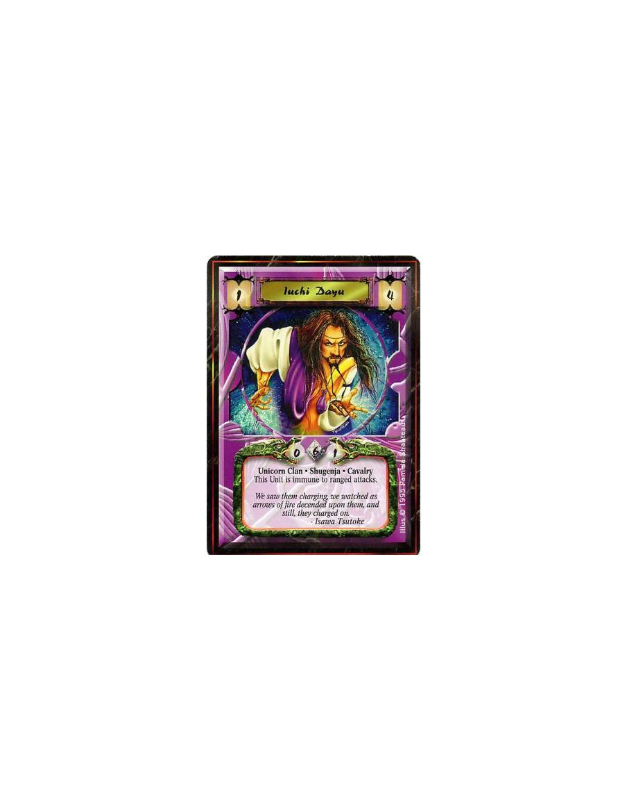 Iuchi Dayu  - Unicorn Clan • Shugenja • CavalryRanged Attacks may not target cards in this unit.