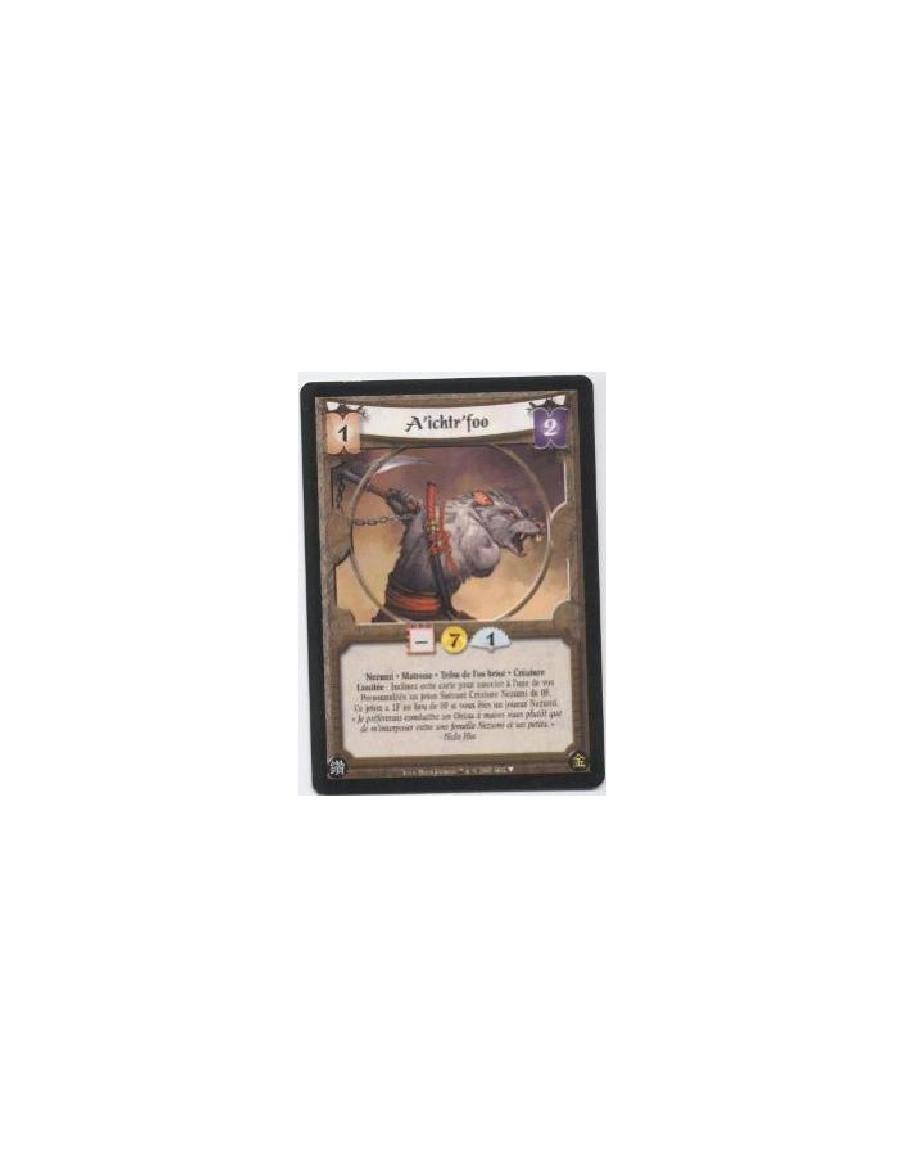 A'ichtr'foo  - Ratling Matron. Crippled Bone Tribe. Creature Limited: Bow A'ichtr'foo to give one of your Personalities a 0F Rat