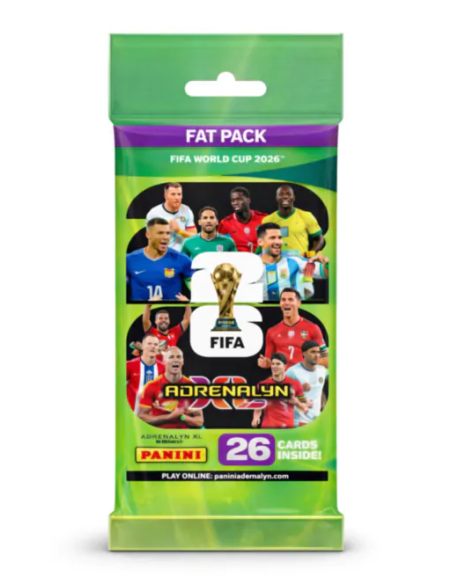 Fifa World Cup 2026 Adrenalyn XL Sobre  Fat Pack PANINI (26 cartas)