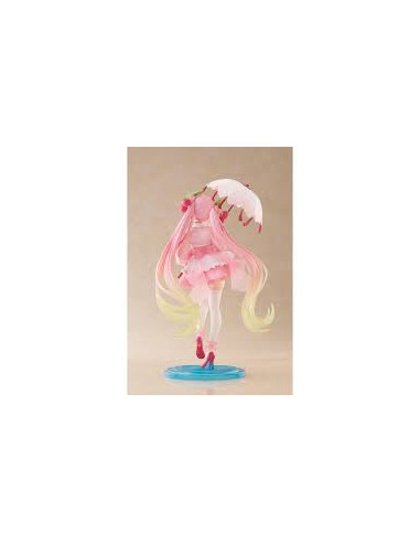 Figura Hatsune Miku. Sakura Miku Sakura Dress Ver. 21 Cm. Amp Figura Pvc Newley Written