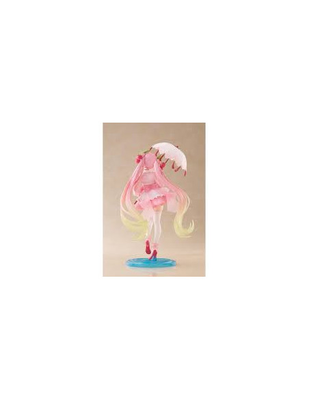Figura Hatsune Miku. Sakura Miku Sakura Dress Ver. 21 Cm. Amp Figura Pvc Newley Written
