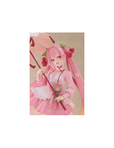 Figura Hatsune Miku. Sakura Miku Sakura Dress Ver. 21 Cm. Amp Figura Pvc Newley Written