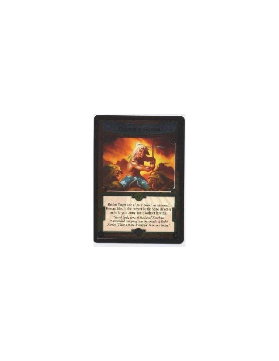 Defensive Screen FOIL  - Battle: Target a unit you control at the current battlefield. Move all other units you control there ho