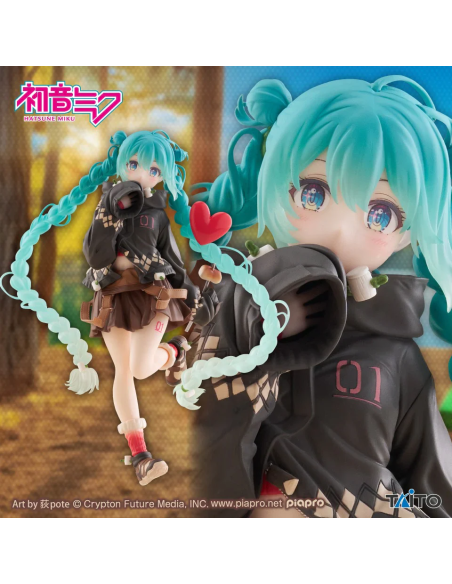 Figura - Hatsune Miku Fashion Outdoor - Taito PVC 18cm
