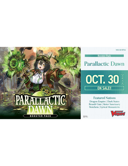 PREORDER Cardfight! Vanguard - Parallactic Dawn DZ-BT16: Booster Box (16)