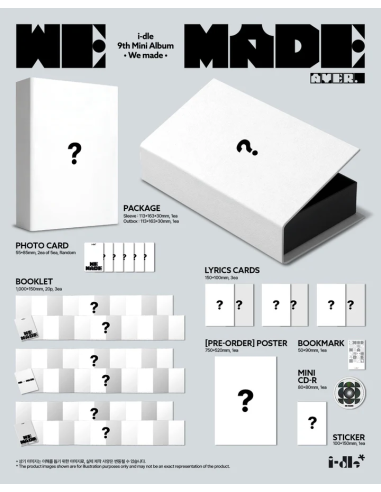 (PRE-ORDER) I-DLE - [WE MADE] 9th Mini Album A Version