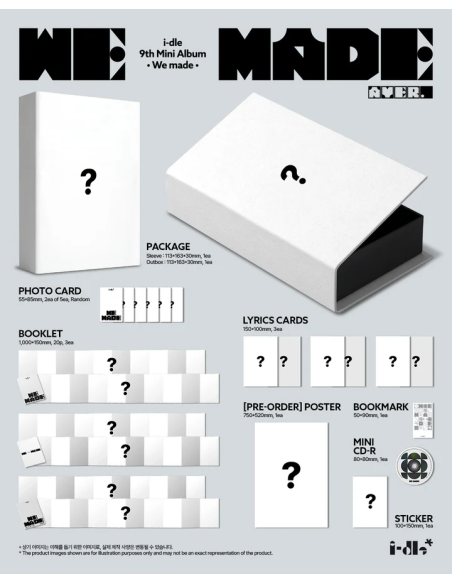 (PRE-ORDER) I-DLE - [WE MADE] 9th Mini Album A Version