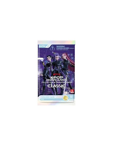 Kpop Demon Hunters Collective Trading Cards Classic Edition: Sobre (5) Inglés