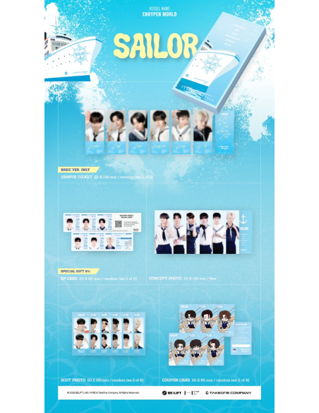 (PRE-ORDER) ENHYPEN - [WORLD COUPON CARD COLLECTION] SAILOR BASIC Version