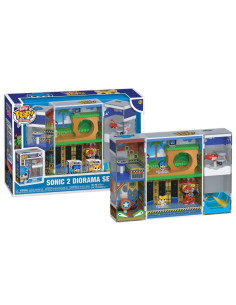 Funko Pop Bitty. Sonic 2 Diorama Set. Sonic The Hedgehog