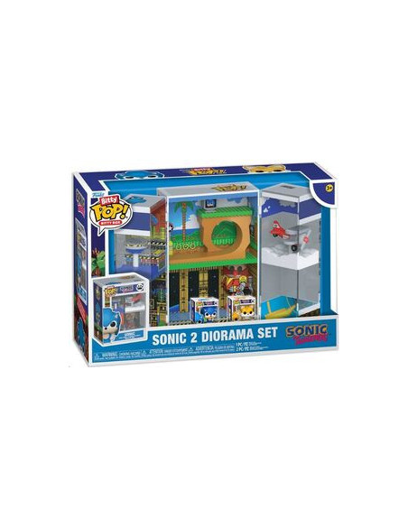 Funko Pop Bitty. Sonic 2 Diorama Set. Sonic The Hedgehog