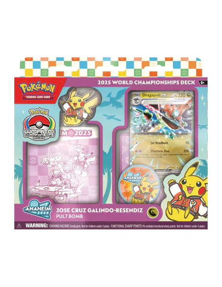 Pokémon - Mazo del Campeonato Mundial 2025 Dragapult Jose Cruz Galindo-Resendiz