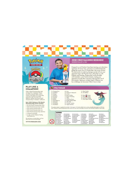 Pokemon - 2025 World Championships Deck Dragapult Jose Cruz Galindo-Resendiz